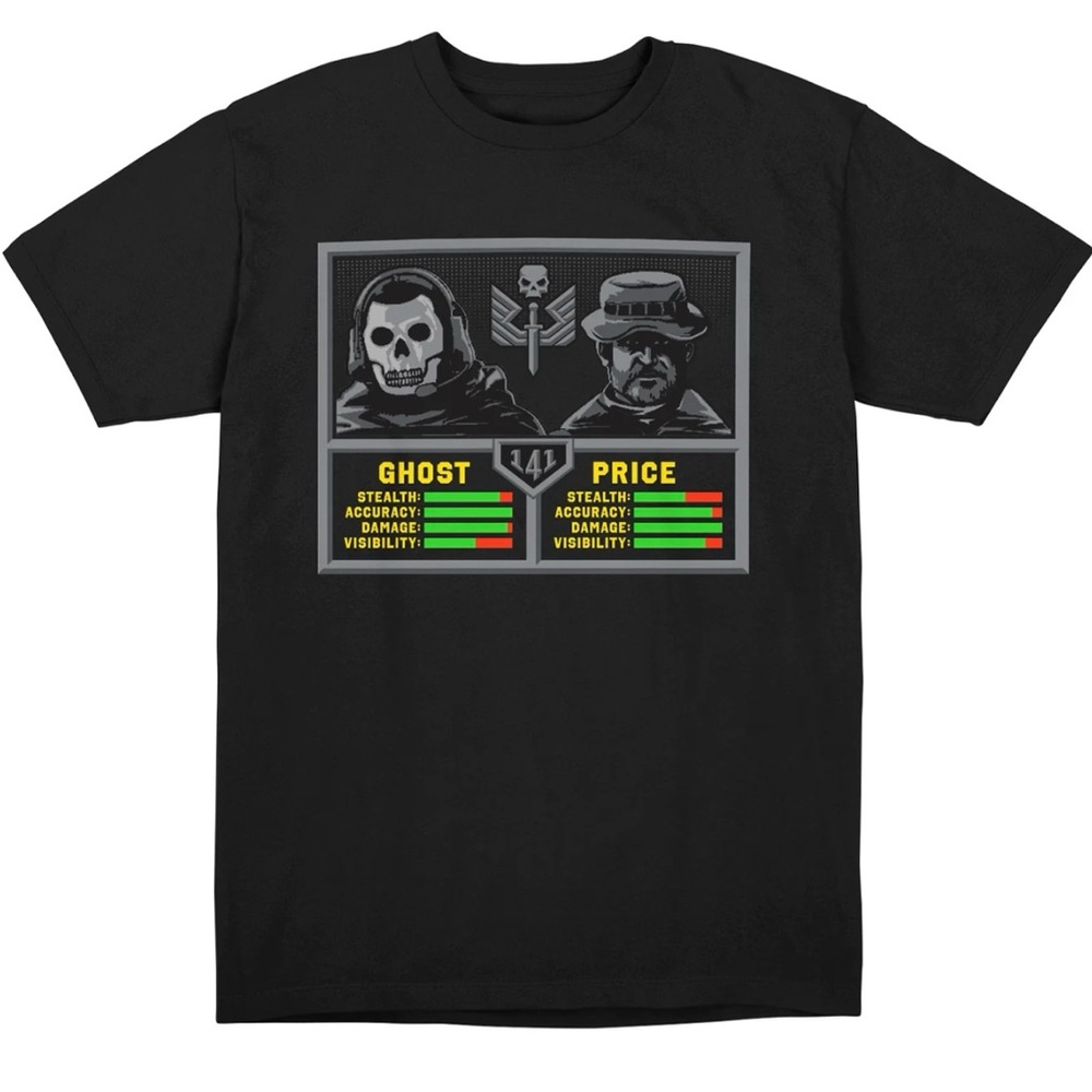 Call of Duty Task Force 141 Duos Graphic T-Shirt - size XL
